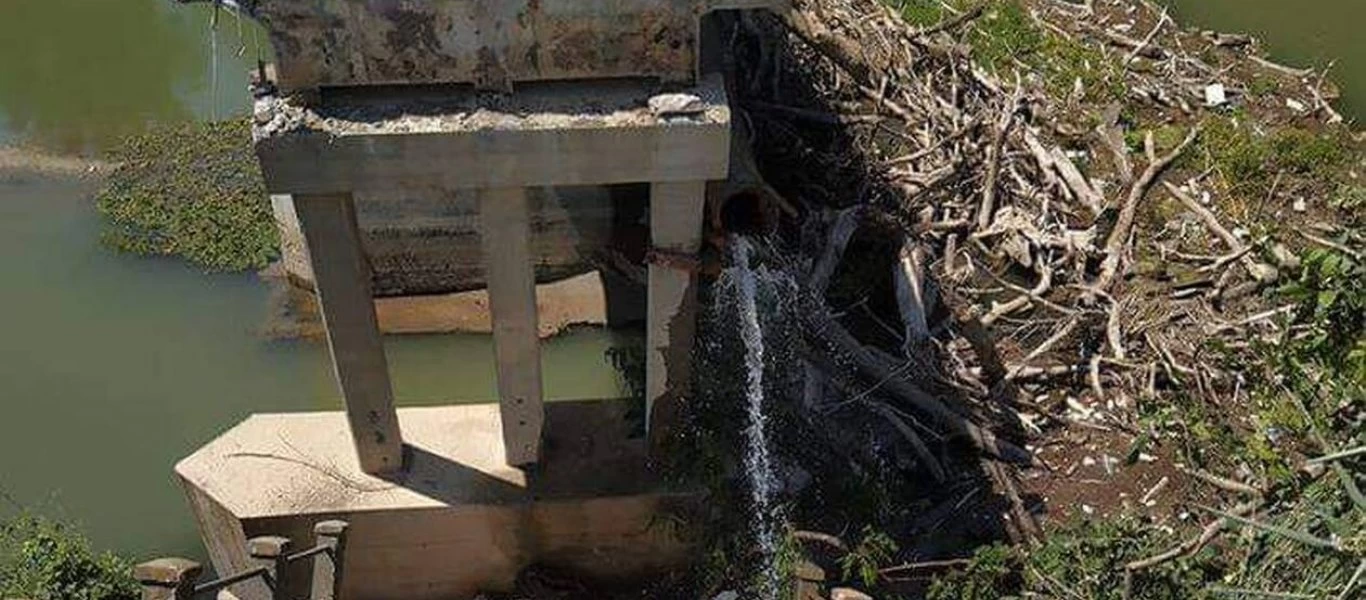 Κατέρρευσε τμήμα της παλιάς γέφυρας στις Σέρρες (φώτο)